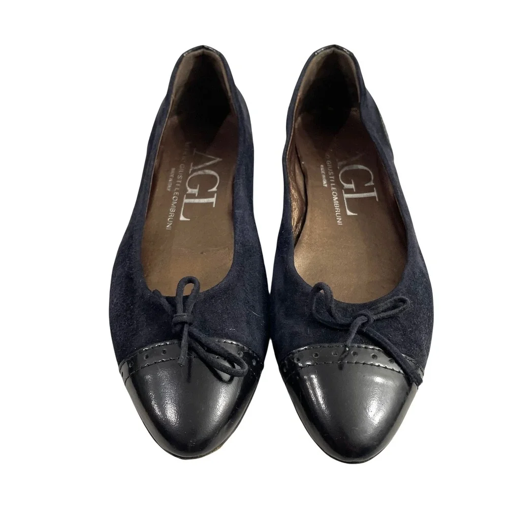 AGL cap toe suede flats‎ loafers Size 37